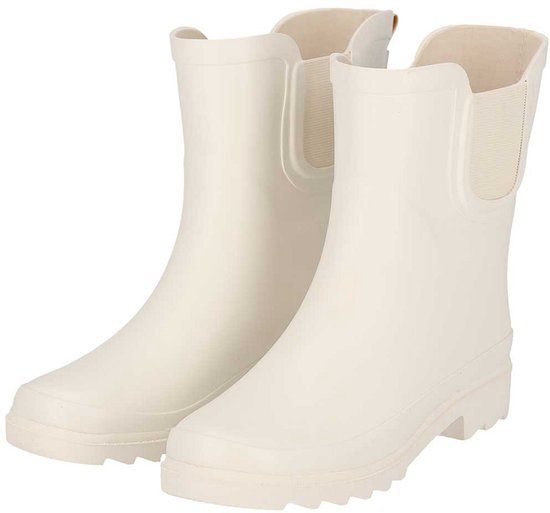 XQ Chelsea regenlaarzen dames - Metallic - 100% rubber - Festival laarzen