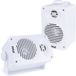Pyle Luidsprekerset- Indoor/Outdoor – 200 W – Waterdicht – 2-weg Full-Range – 8,9 cm Speakers – Wit (Set van 2)