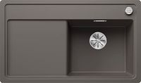BLANCO Zenar 45 S-F 527363 Silgranit spoelbak, 848x498 mm, met afvoerbediening, InFino, grijs