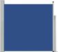 vidaXL Tuinscherm uittrekbaar 170x300 cm blauw