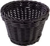 APS Ronde mand "Profi Line", lichtbruine gevlochten mand, mand van polypropyleen, houder van vlechtwerk, broodmand, levensmiddelmand, diameter Ø 13 cm, hoogte 10 cm