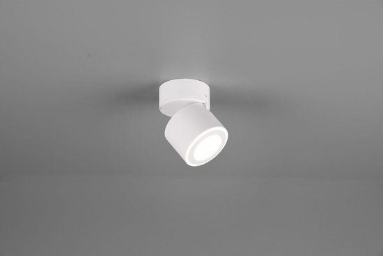 TRIO TAURUS Plafondlamp - Wit - Ø8 cm - LED - Kantelbaar