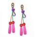 OTraki Springtouw voor kinderen, 2 stuks, verstelbaar, springtouw met antislip houten handvat, voor jongens en meisjes, sport, fitness, gym, outdoor-activiteiten