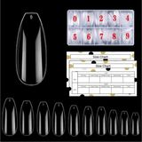 Goodbitz® Nageltips Ballerina Transparant 500 stuks