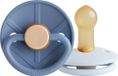 FRIGG Little Viking Fopspeen - Rond - 2 Stuks - 6-18 Mnd - Ocean View/Powder Blue