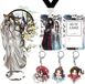 Sans marque Présentoir de figurines et porte-clés - Présentoir en acrylique et porte-badges pour hommes et femmes - Fans de Tian Guan Ci Fu Xie Lian Hua Cheng 5 pièces