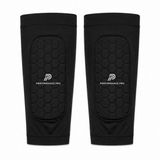 Performance Sportshack Scheenbeschermer Sleeves Voetbal Zwart – Ingebouwde Scheenbeschermers – Maat L – Antislip – Inclusief Opbergzakje – 14x7 cm – Performance Pro