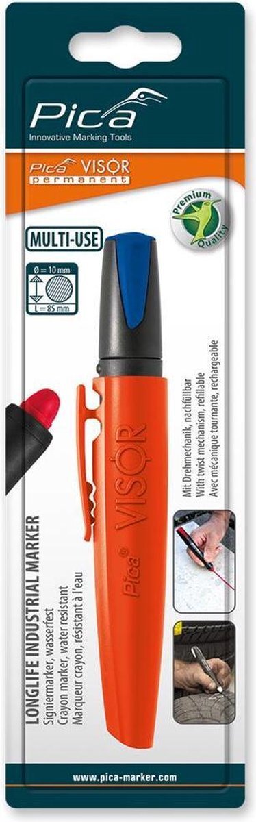 Pica Visor Permanent Marker 990/41 - Navulbaar - Blauw