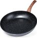 BLACK&WOOD Poêle en granit, 32 cm