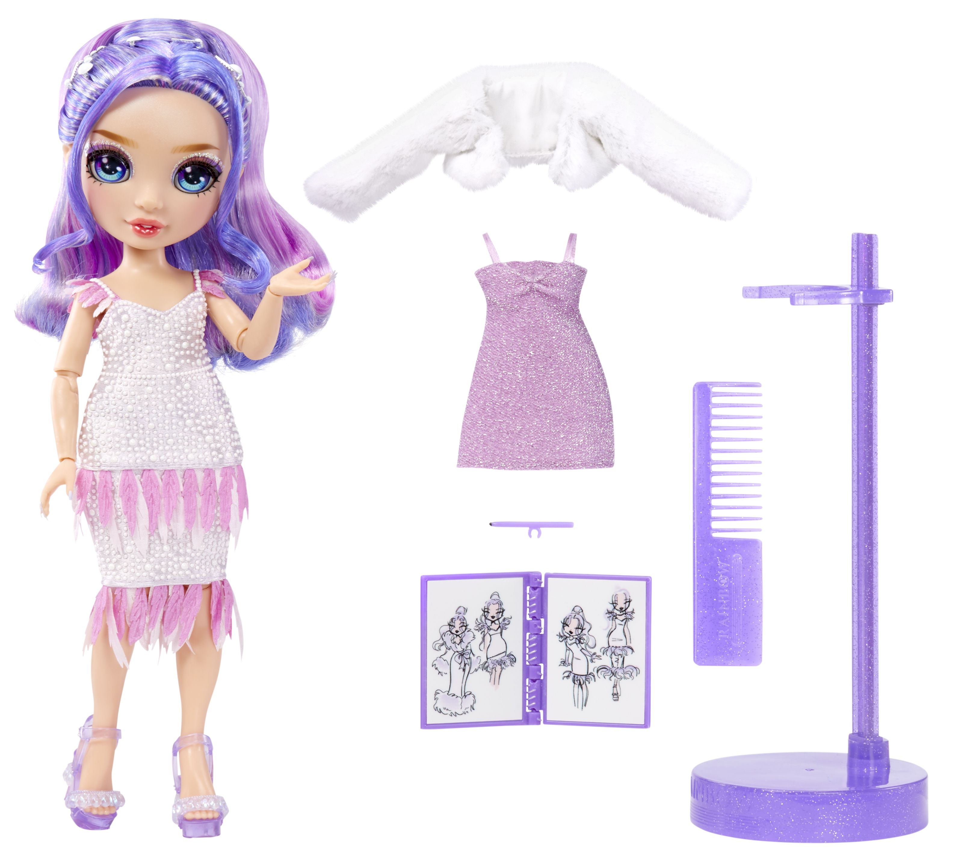 Rainbow High Fantastic Fashion Pop Violet Willow - Paarse Modepop