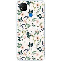 Xiaomi Redmi 9C Flowers Bedrukt Siliconen Hoesje