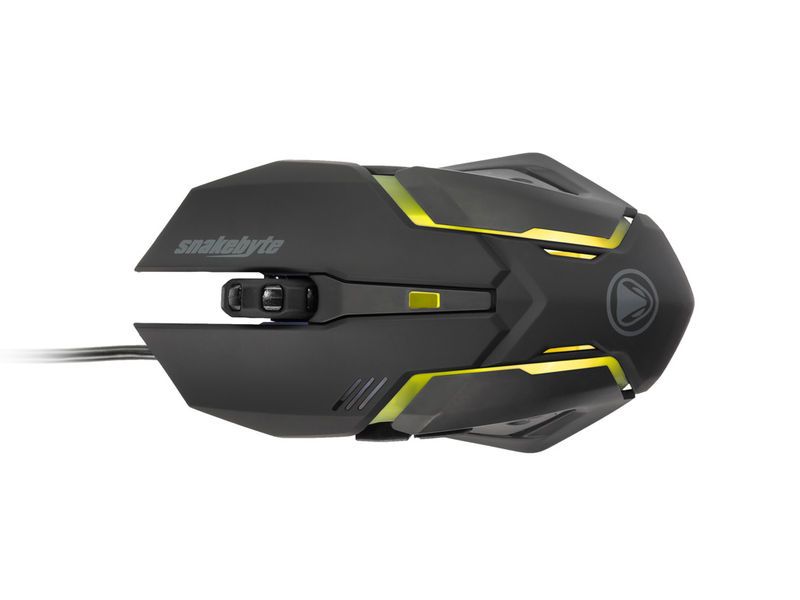 Snakebyte SB909672 Gaming Muis - USB Type-A - 2400 DPI - Zwart