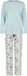 By Louise Dames Pyjama Set Lang Blauw Gebloemd - Maat L