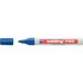 Edding 750 permanent marker medium round tip 2 - 4 mm line width white pack of 2