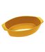 Five - Ovale ovenschotel, keramiek, geel, 39 x 24 cm