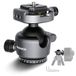 NEEWER GM41 Low Profile Statief Kogelkop, 40 mm Metalen Panoramische Camera Mount Adapter met 1/4" Arca Type QR-plaat Compatibel met Peak Design Capture Camera Clip, 360° Draaibaar & 90° Tilt, Max
