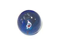 Glazen bol met transparant patroon, diameter 1,8 cm, 500 g. 85 u, ca.