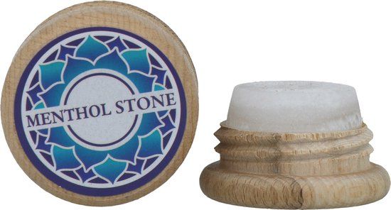 Menthol Stone 1ST - Blauw - Beukenhout - 6 gram menthol