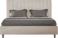Ityhome Agueda bed met gevoerde bodem 160x190 in zandmicrovezel