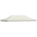 vidaXL Partytentdak 3x6 m crème
