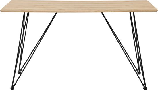 KENTON - Eettafel - Lichte houtkleur - 80 x 140 cm - MDF