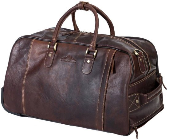 Alpenleder ROM Trolly - weekender Brandy