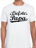 Bellatio Decorations Shoppartners Bv Liefste papa cadeau t-shirt wit heren XXL