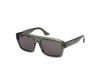 Gcds GD0075 Shiny dark green 56/14/145 UNISEX Zonnebrillen