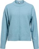 OBJECT COLLECTORS ITEM Object Trui Objjuno L/s Lo O-neck Knit Noos 23046885 Blue Shadow/melange Dames Maat - M