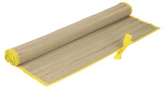 Redhart Rieten Strandmat - Oprolbare Rietmat - Geel - Ligmat Voor Buiten - 60x180cm