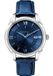 Versace Mod. VEUA00220 - Montre homme - Bracelet en cuir bleu - Boîtier argenté