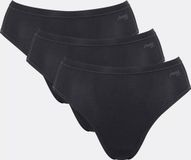 Sloggi GO Daily Cotton Tai 3P Dames Onderbroek - Zwart - L