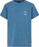 Protest Prtkevan Jr T-shirt Jongens Raku Blue Katoen/Polyester Ronde Hals Korte Mouwen 116