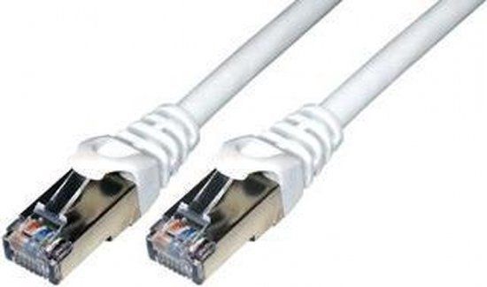 Mcl MCL Patch Cable Cat.6e F/UTP, 3m netwerkkabel Wit