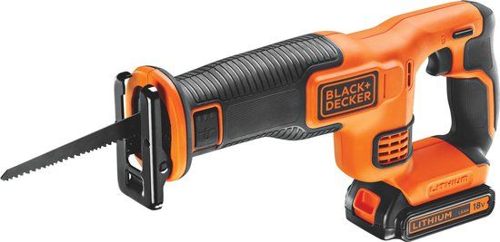 BLACK+DECKER BDCR18E1-QW Reciprozaag - 18V - Incl. Accu en Lader