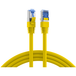 Patchkabel RJ45 Patchkabel Cat.6A S/FTP TPE, Cat.7 Rohkabel superflex gelb 7,5m - 1 VPE = 5 Stück