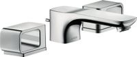 Hansgrohe AXOR Urquiola 3-Loch Waschtischarmatur DN15 mit Rosetten, Gold
