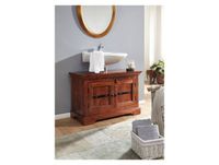 OXFORD Meuble lavabo 88x43 Acacia laqué Nougat OXFORD #1005
