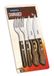 Tramontina Churrasco 21198-908 Bestekset 4 Stuks Bruin/Zilver