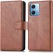 iMoshion Hoesje Xiaomi Redmi Note 12 / 11 4G - Book Case - Bruin - Met Pasjeshouder