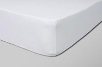 Fantasy Sateen Wit Hoeslaken 160 x 200 cm