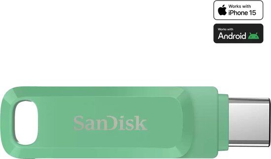 SanDisk Ultra Dual Drive Go USB flash drive 1 TB USB Type-C 3.2 Gen 1 (3.1 Gen 1) Groen