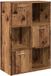 vidaXL Boekenkast - 60,5x30x90 cm - Bewerkt Hout - Oud Houtkleurig