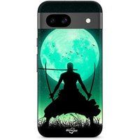 Google Pixel 8a Hoesje roronoa zoro driedubbel zwaard volle maan Maniacase