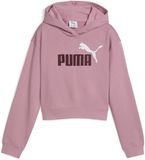 PUMA ESS 2 COLOR No. 1 Logo Short Length Hoodie TR G Meisjes Trui - Poised Pink