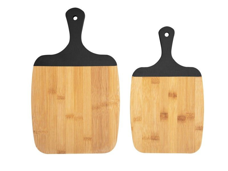 Present Time Bamboo Cutting Board - Black - 23x38cm