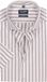 OLYMP Luxor Modern Fit Chemise Manches Courtes Blanc Rayé