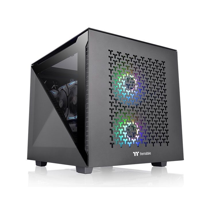 Thermaltake Divider 200 TG Air Micro - Zwart