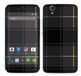 Royal Muurtattoo RS. 108102 zelfklevend voor Wiko Birdy met motief Black Tartan