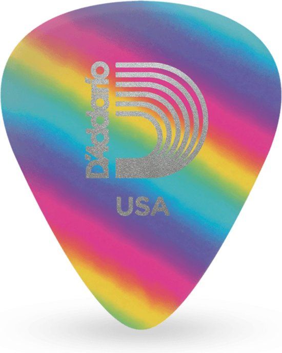 D'Addario Rainbow Picks 1.0mm 10-pack - Plectrum Set